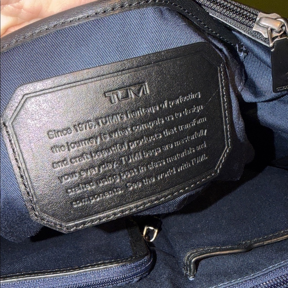 Tumi Mariella Tavi Black Leather Backpack - Picture 11 of 11